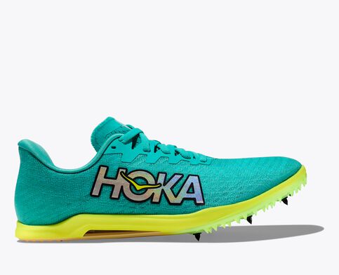 NEW HOKA men\'s u cielo x 2 md track running shoes in ceramic/evening primro CIELO X2 MD - CERAMIC/EVENING PRIMROSE | Performance Running  main image 2