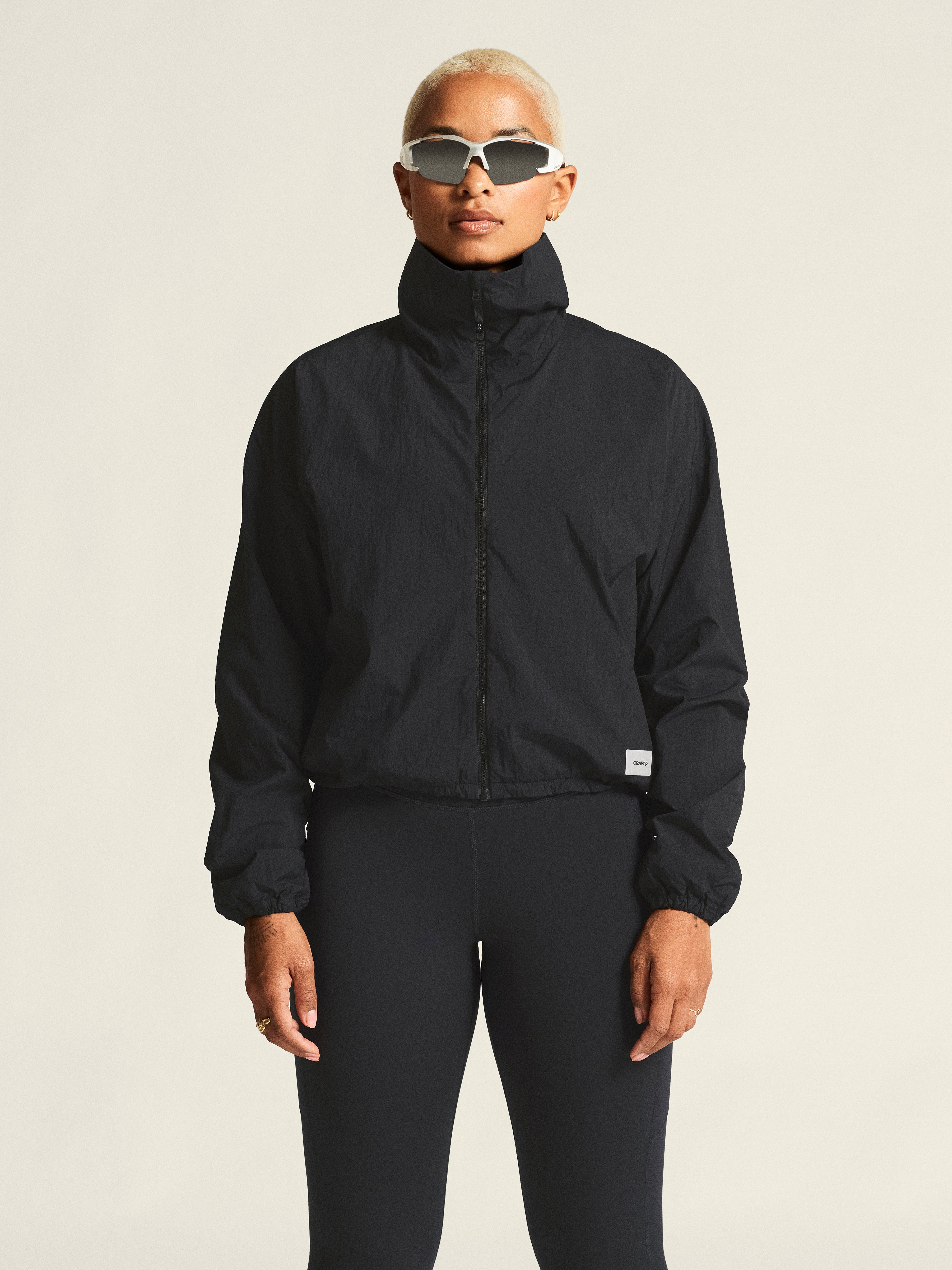 CRAFT WOMEN'S SUBZ LIGHT JACKET - BLACK XS