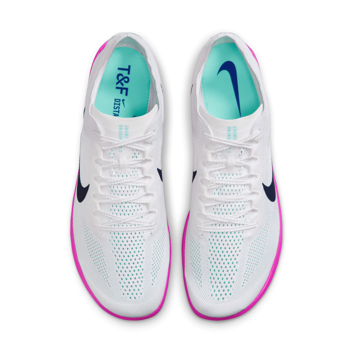 Nike ZoomX Dragonflyホワイト/ピンク24.5 ZOOMX DRAGONFLY 2 - D - WHITE/FIRE PINK | Performance Running