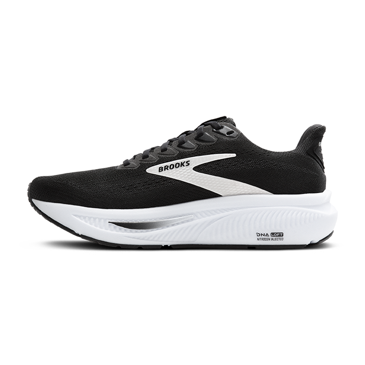 BROOKS GHOST 17 25センチ MEN'S GHOST 17 - WIDE 2E - 090 BLACK/GREY/WHITE | Performance