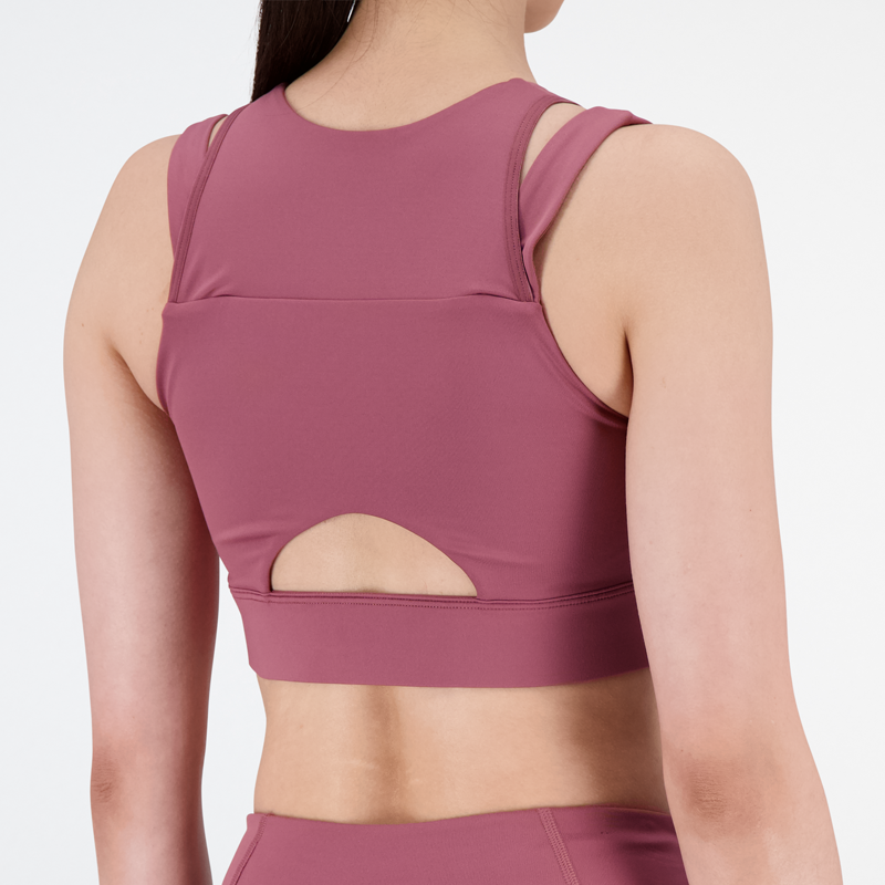 Super Soft Strappy Back Bra Colour Theory - Happy Pink, Women's Sports Bras