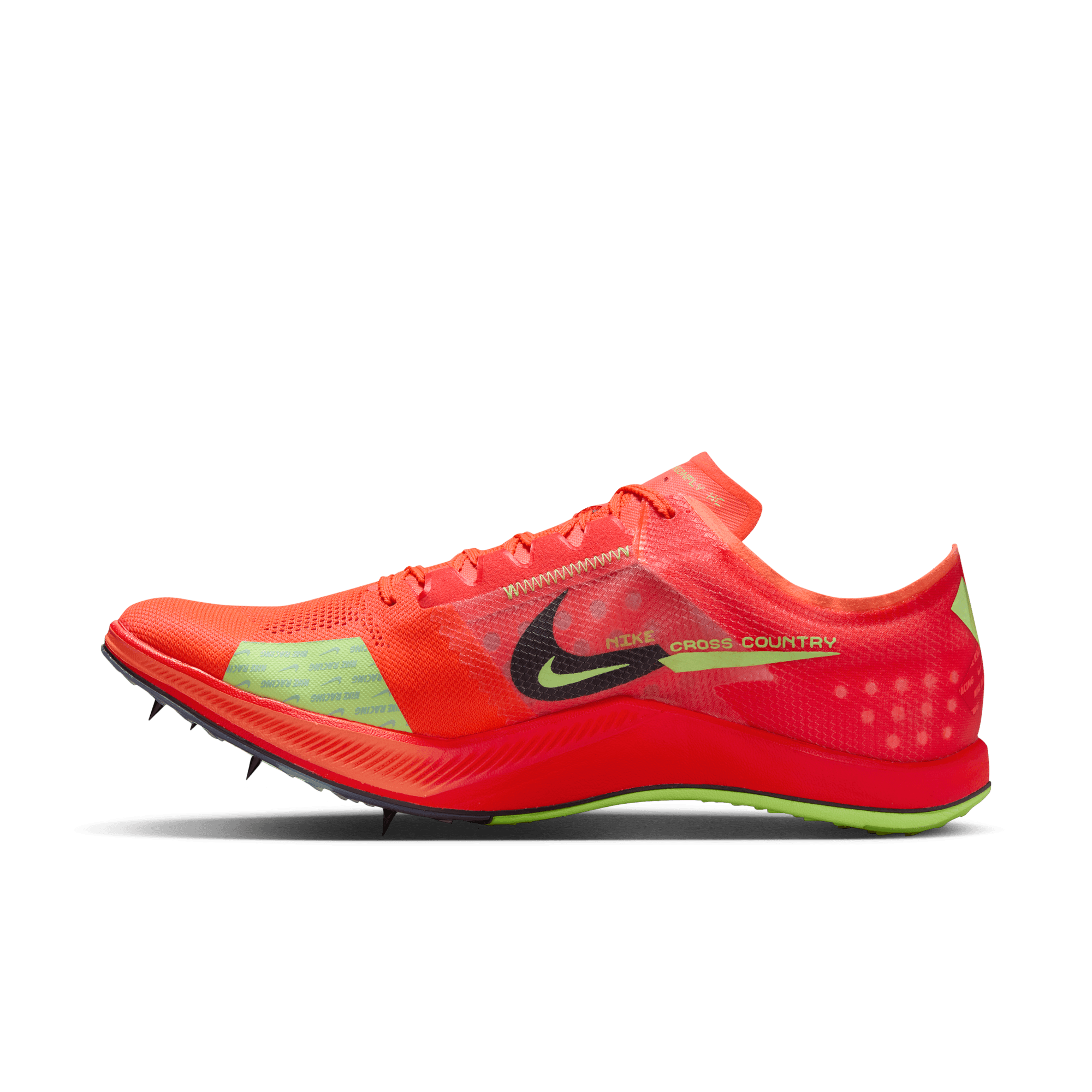 NIKE DRAGONFLY XC - 800 HYPER ORANGE/LIME BLAST-BRIGHT CRIMSON