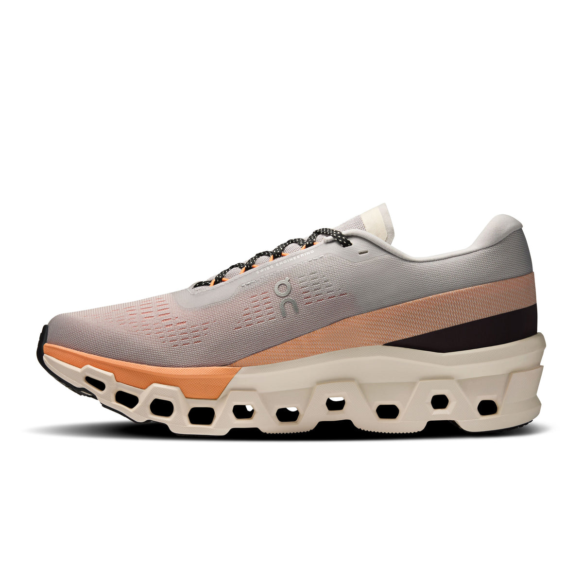 NEW ON RUNNING men\'s cloud monster 2 running shoes in glacier/tangerine MEN main image 3