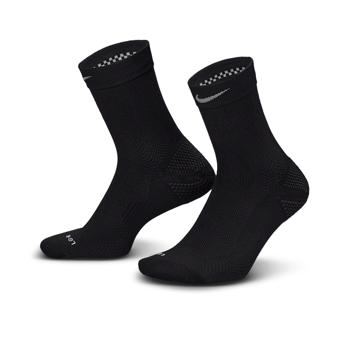 NIKE FAST LIGHTWEIGHT MID CREW SOCK - BLACK | Performance Running