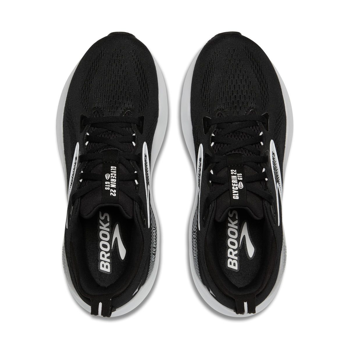 Brooks Glycerin 22 Gray Black Men’s  Running Shoes Size 10 Medium Run Happy Men main image 3