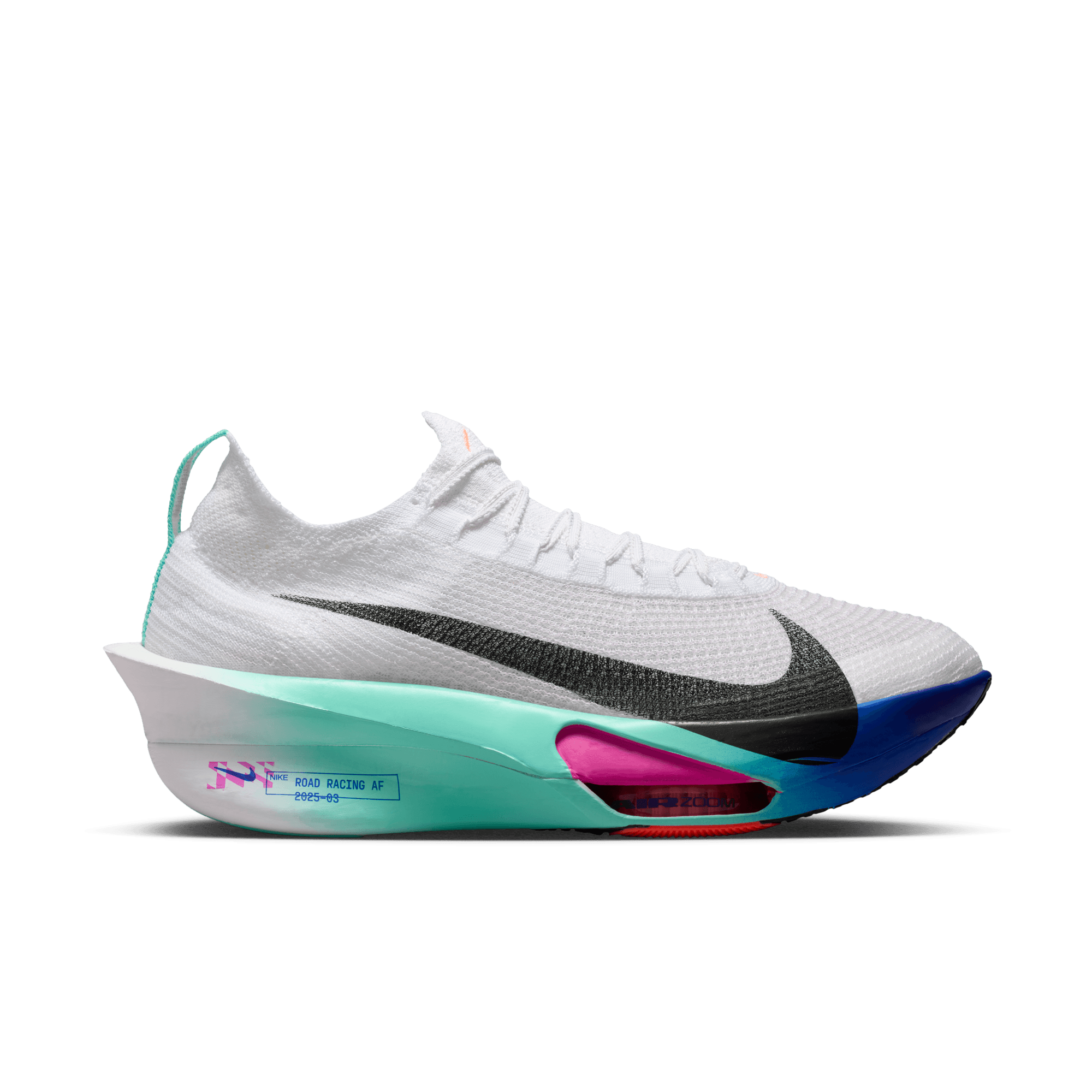 NIKE WOMEN'S ALPHAFLY 3 - B - WHITE/HYPER TURQUOISE 5.0