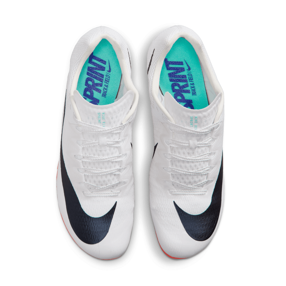 ZOOM RIVAL SPRINT - WHITE/BRIGHT CRIMSON | Performance Running