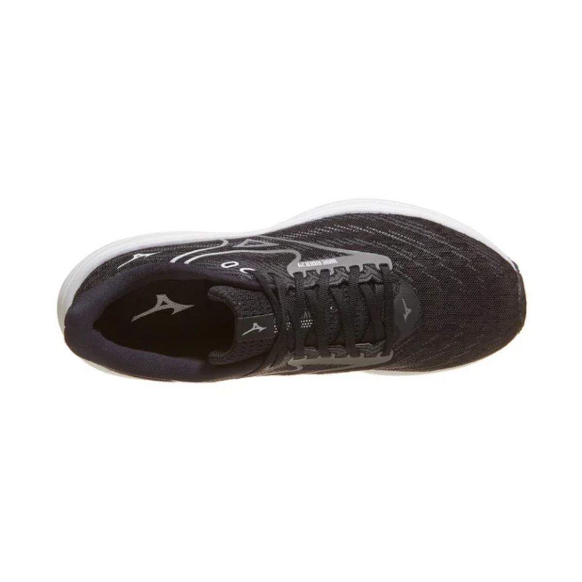 NEW MIZUNO men\'s wave rider 29 running shoes in bs9i - black sand-quiet shade Men main image 4