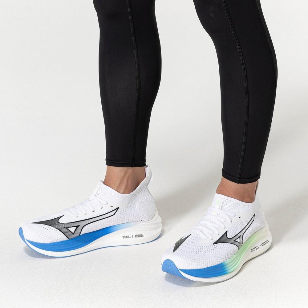 Mizuno Neo Zen Running Shoes Mens 11.5 White Frontier Blue NO INSOLES j1gc258601 Mizuno | Neo Zen | Men main image 2