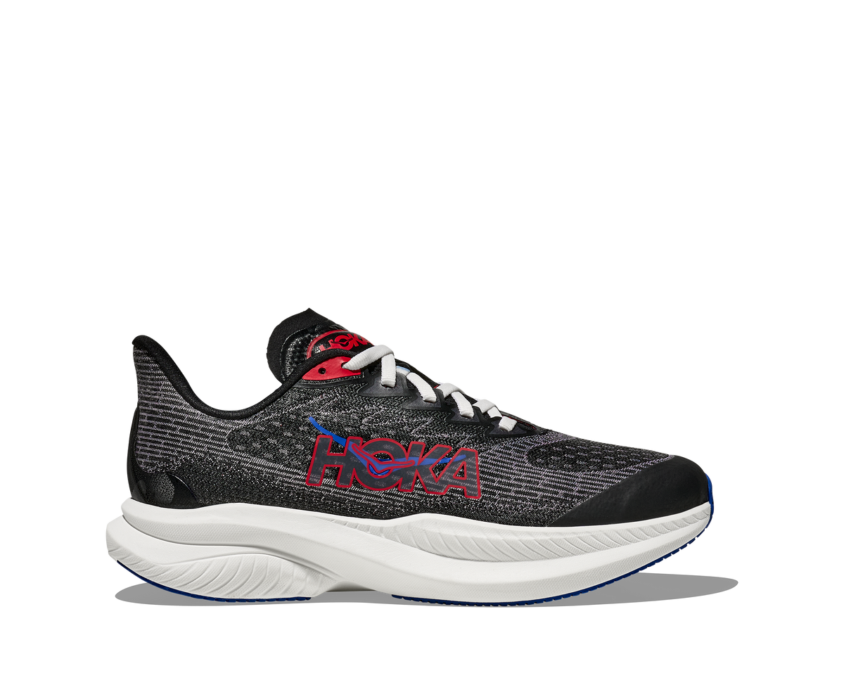 YOUTH MACH 6 - BLACK/VERMILLION | Performance Running Outfitters