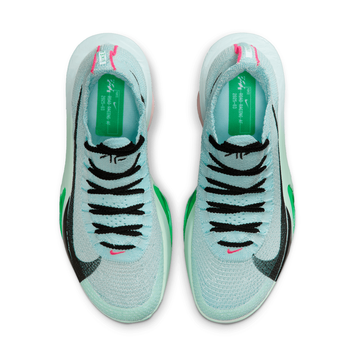 MEN'S ALPHAFLY 3 - D - 400 GLACIER BLUE/BLACK-MINT FOAM-GREEN