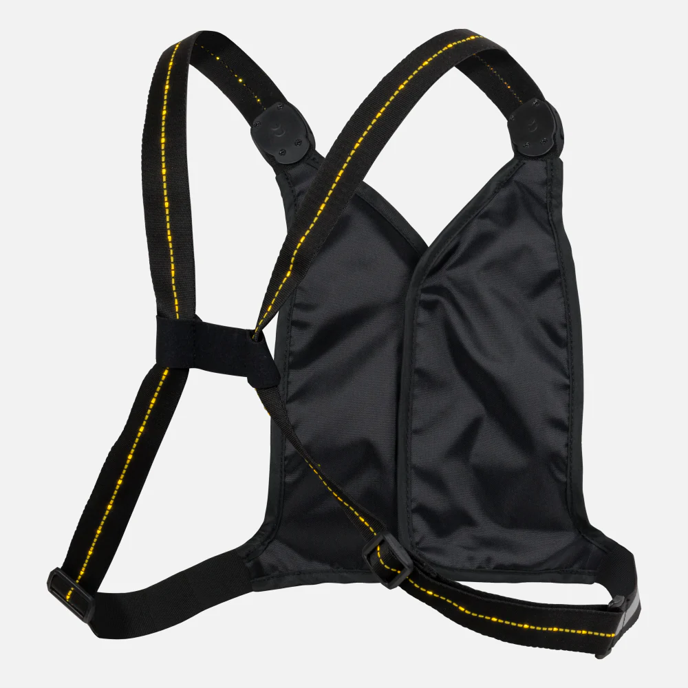 NATHAN LASER LIGHT WEB VEST RX - BLACK/HIGH VIS YELLOW