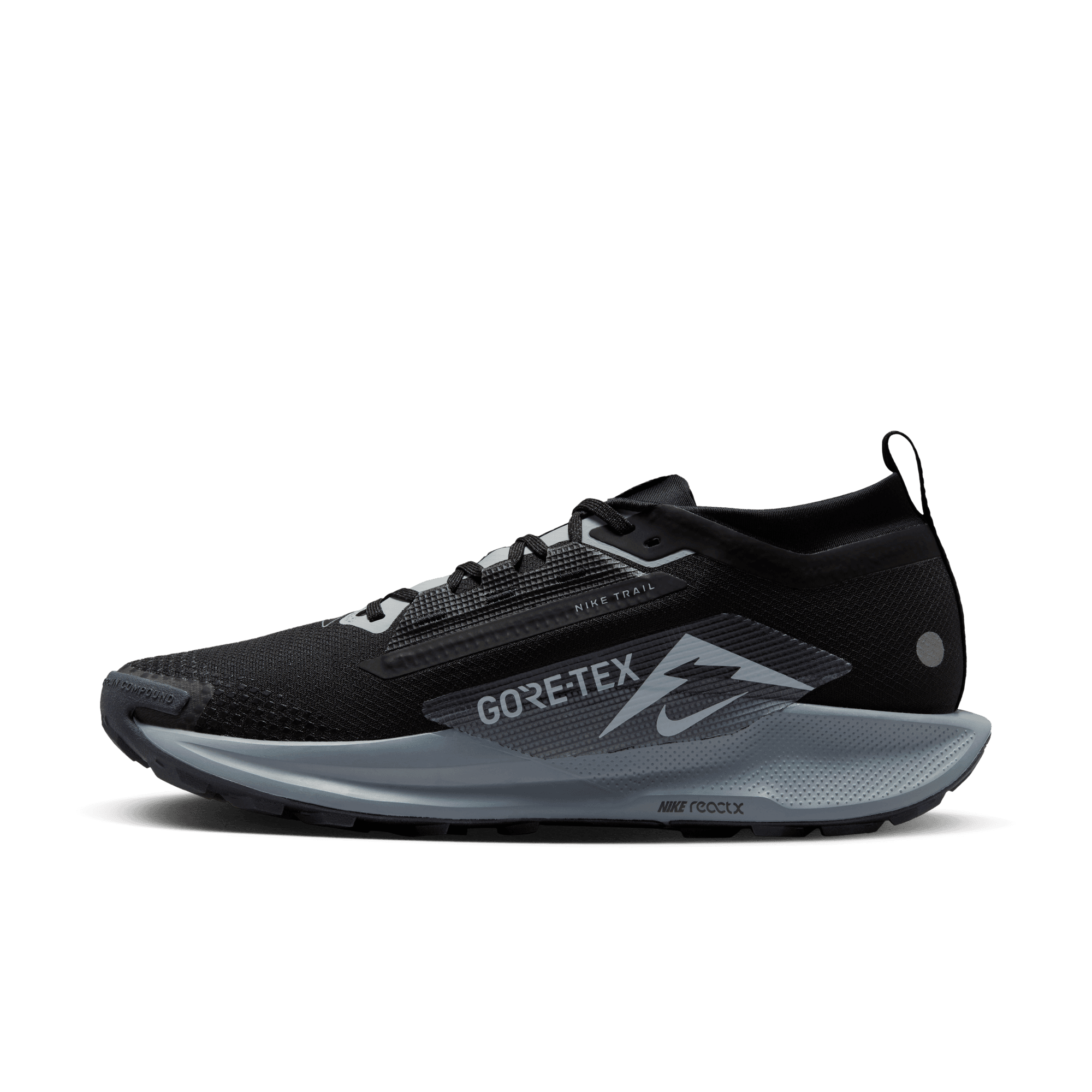 NIKE MEN'S PEGASUS TRAIL 5 GORE-TEX - D - BLACK/WOLF GREY