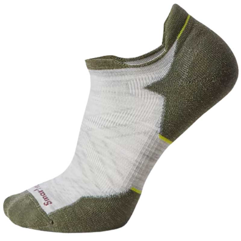 SMARTWOOL RUN TARGETED CUSHION LOW ANKLE SOCK CLEARANCE 069 ASH