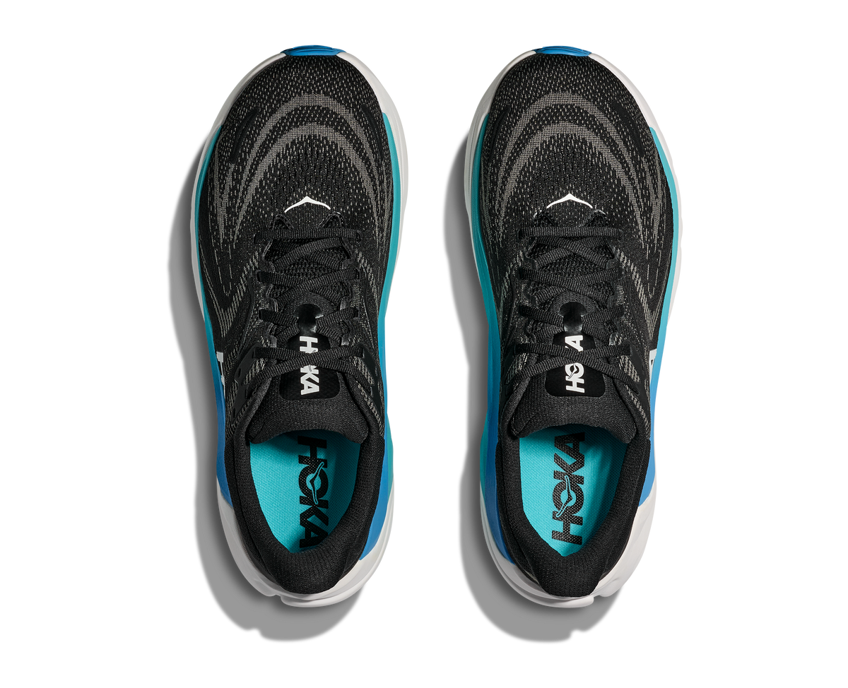 MEN'S ARAHI 8 - WIDE 2E - BLACK/SKYWARD BLUE | Performance Running