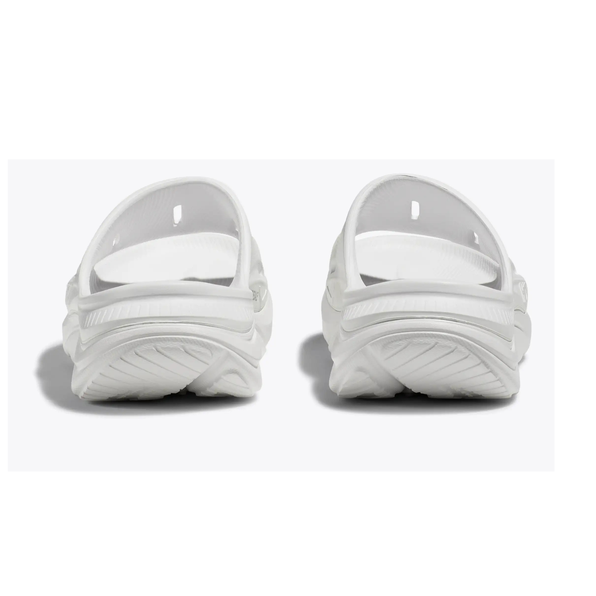 ORA RECOVERY SLIDE 3 - WHITE/WHITE | Performance Running Outfitters