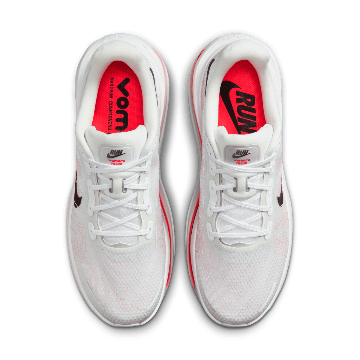 MEN'S VOMERO PREMIUM - D - WHITE/BLACK/BRIGHT CRIMSON