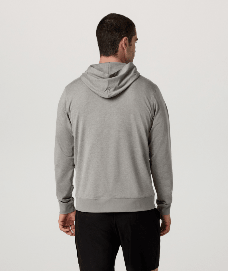 MEN'S PONTO FULL ZIP HOODIE - DRIFTWOOD HEATHER | Performance