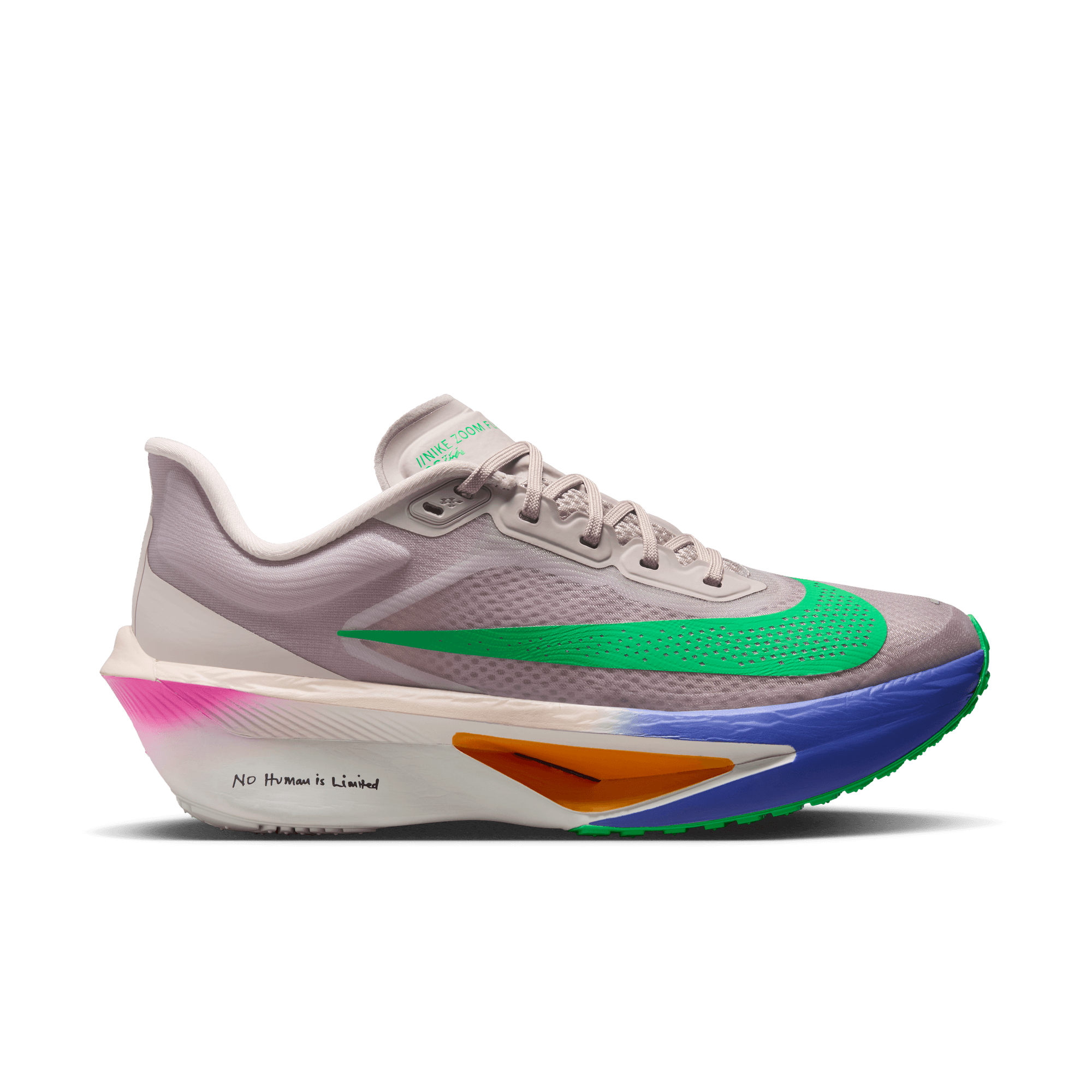 NIKE WOMEN'S ZOOM FLY 6 EK - B - SILT RED/GREEN SHOCK 7.0