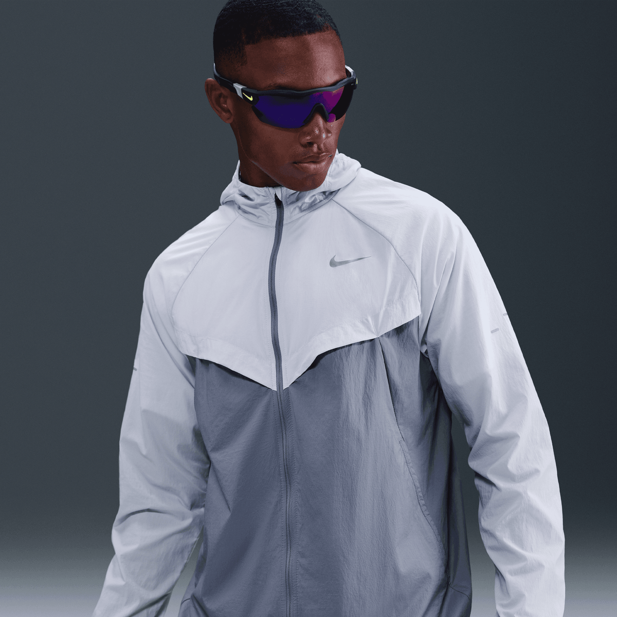 HEVE クラウドブルゾン　バニラ　cloud blouson Cloud Raincoat in Glacier Gray – REDVANLY