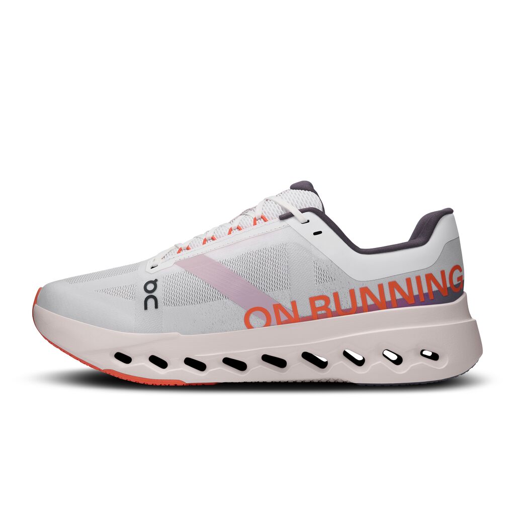 On Cloudsurfer Next 3ME30190256 White Flame Breathable Mesh (2E) Wide Men main image 4