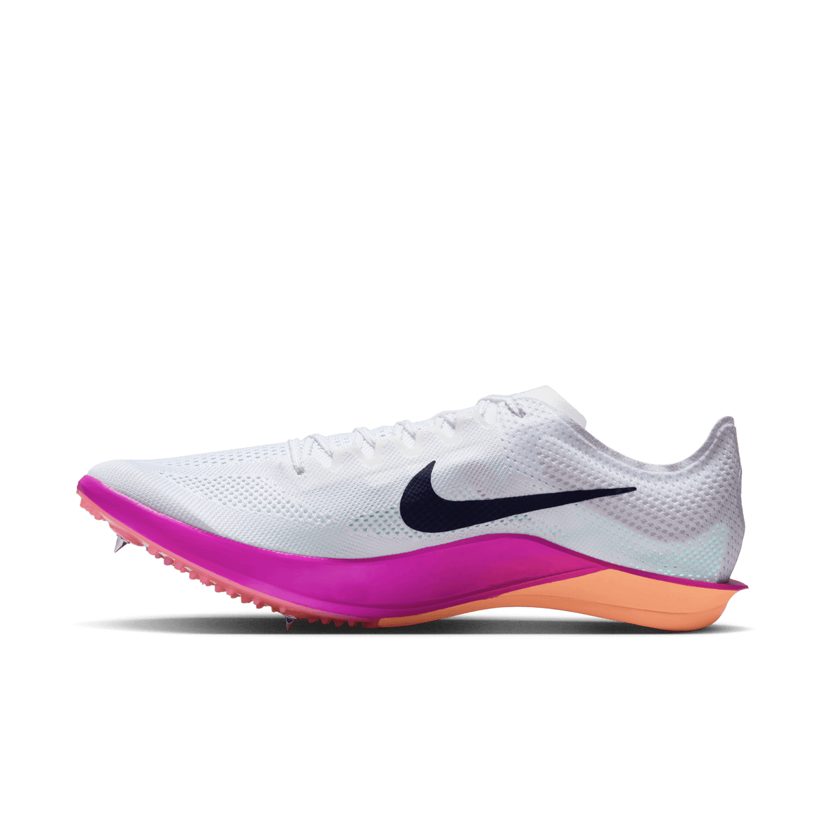 Nike ZoomX スパイクシューズ ホワイト/ピンク ZOOMX DRAGONFLY 2 - D - WHITE/FIRE PINK | Performance Running