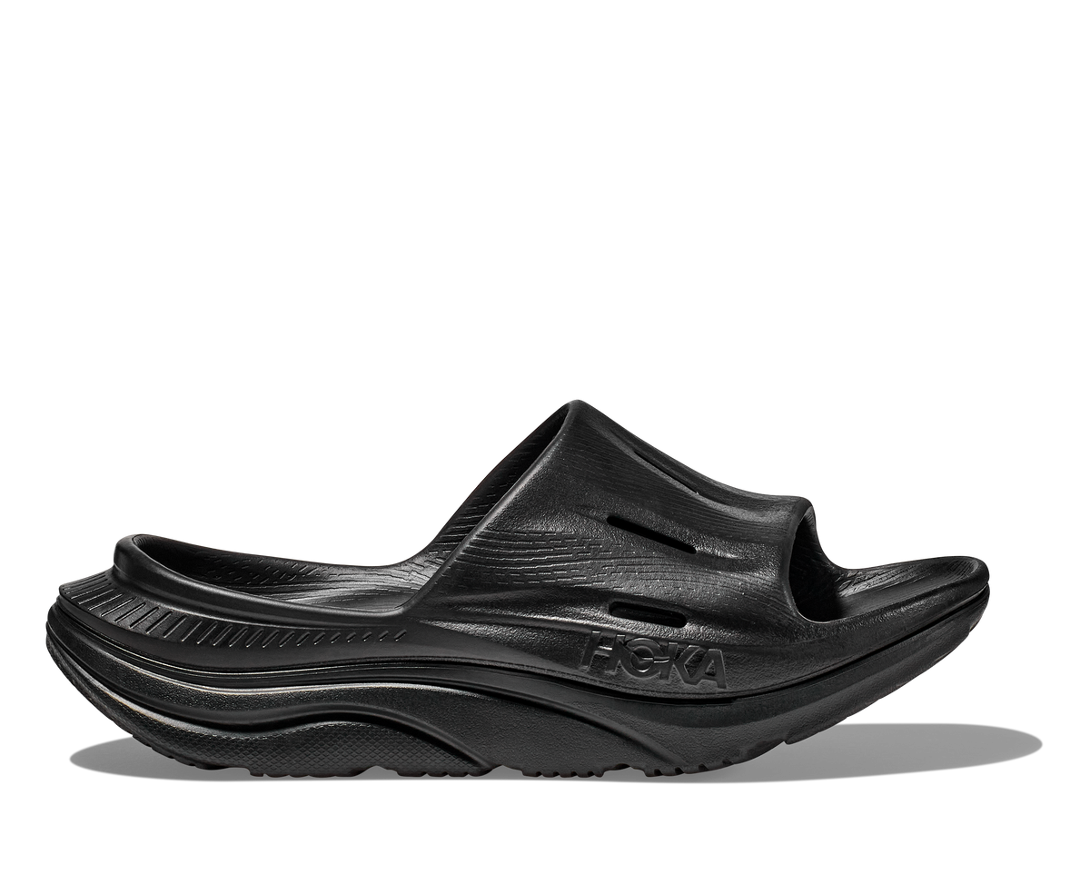 ORA RECOVERY SLIDE 3 - BLACK/BLACK | Performance Running Outfitters