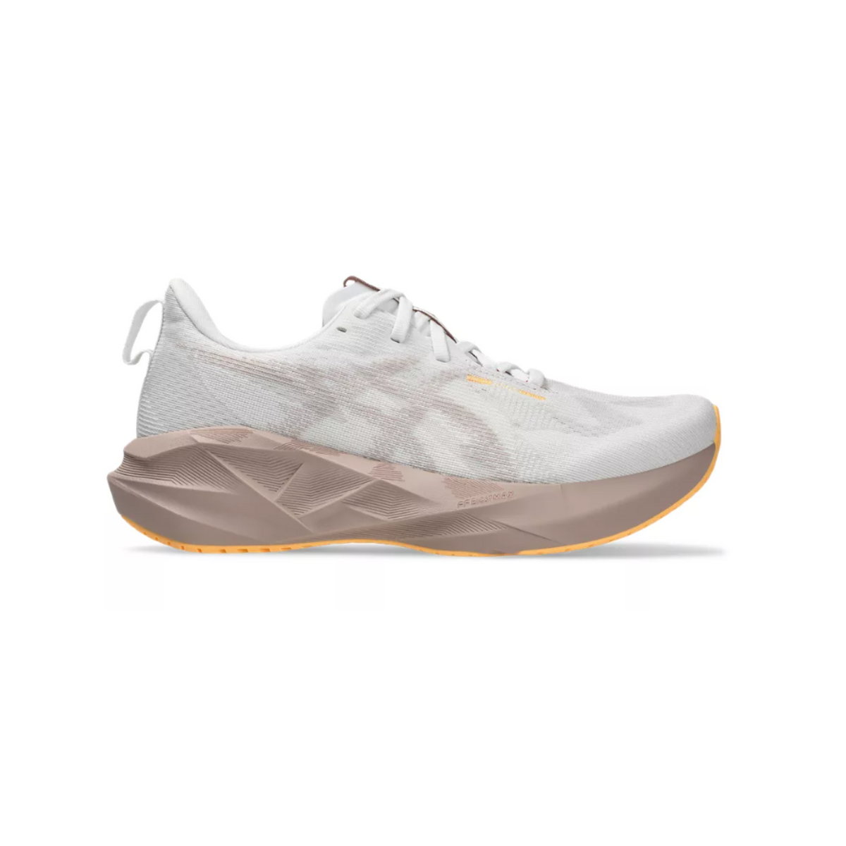 Women's Asics Novablast 5 8.5 / White/Fawn