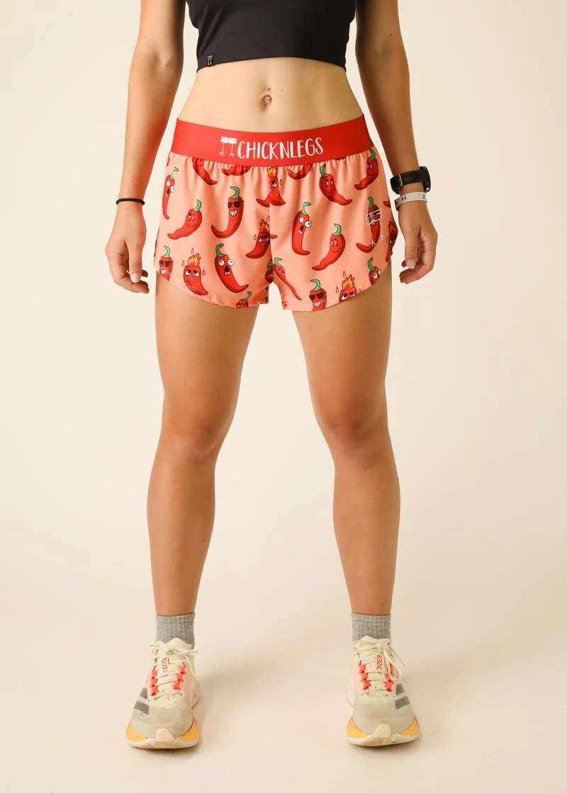 WOMEN'S SPLIT SHORTS CHILI PEPPERS