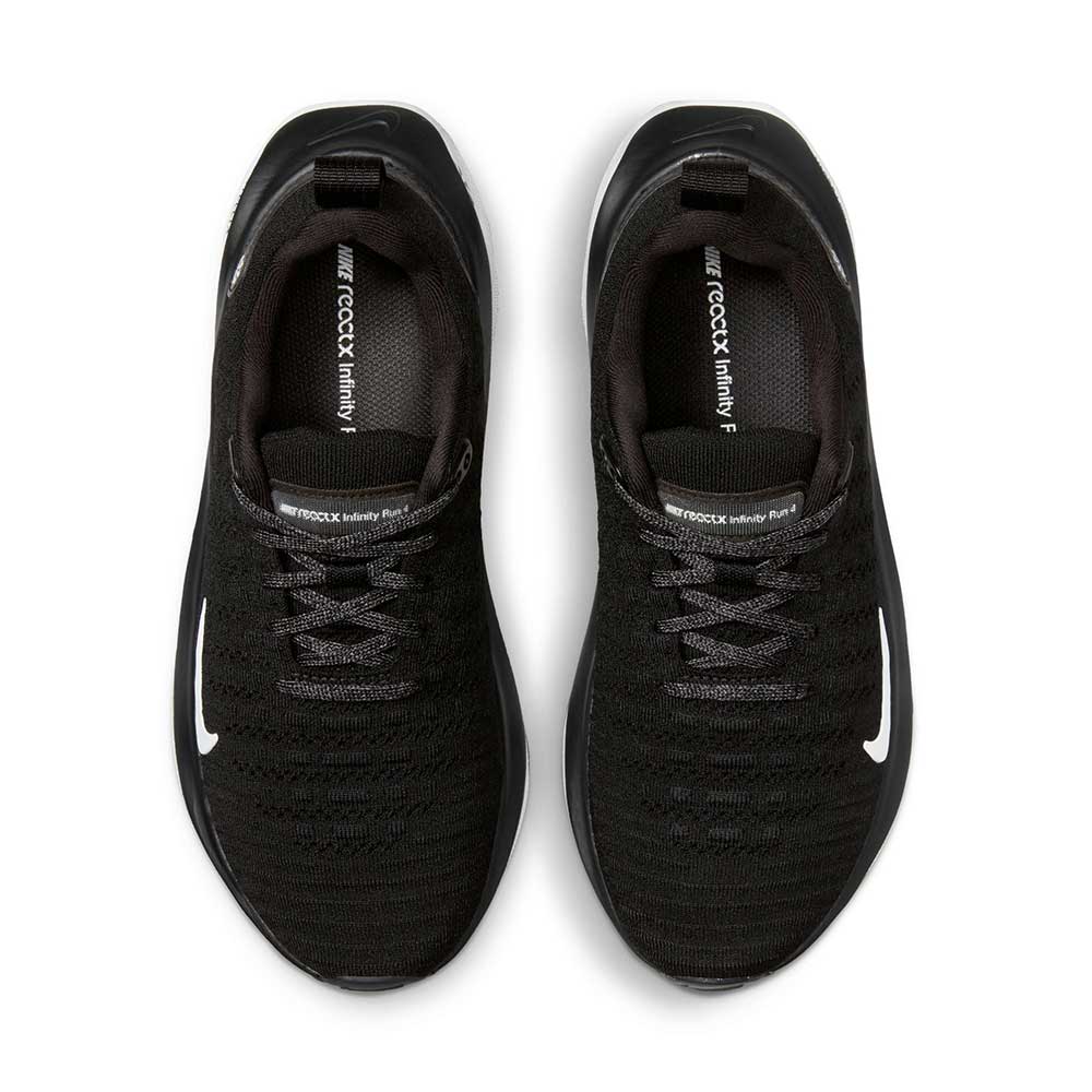Men's Nike InfinityRN 4 Running Shoes 10.5 Black/White/Dark Grey