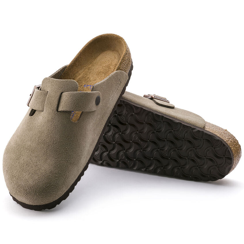 BOSTON SOFT FOOTBED SUEDE LEATHER - REGULAR - TAUPE | Performance