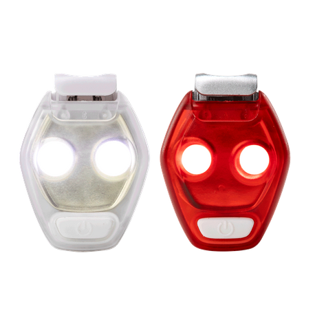 NATHAN HYPERBRIT STROBE 2PK - WHT/RED Default Title