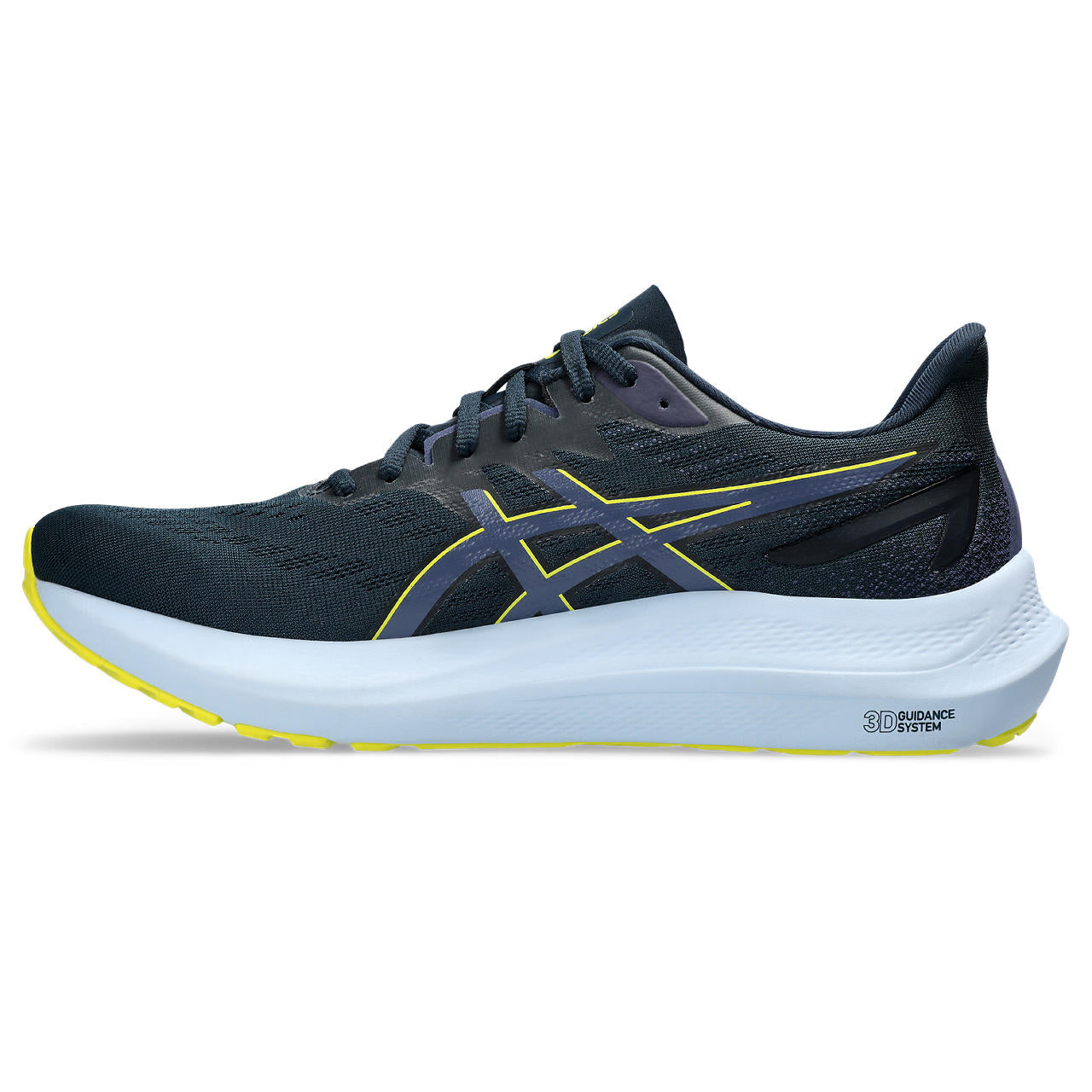 ASICS MEN'S GT-2000 12 - D - 403 FRENCH BLUE/BRIGHT YELLOW 