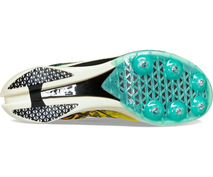 NEW SAUCONY men\'s endorphin cheetah shoes in 85 - black/vizi SAUCONY Men main image 2