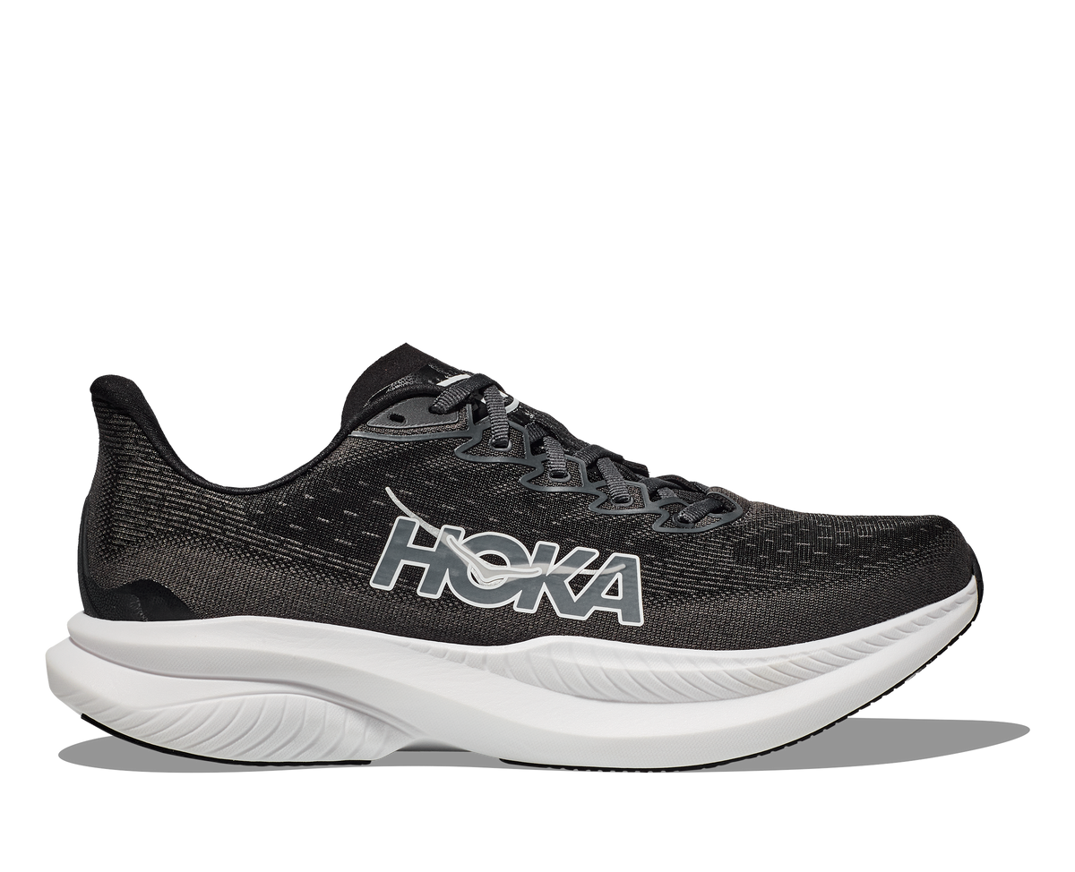 MEN'S MACH 6 - D - BLACK / WHITE | Performance Running Outfitters