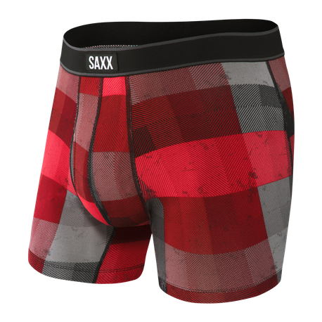 SAXX MENS DAYTRIPPER FLY CLEARANCE RED HOLIDAY SPIRIT