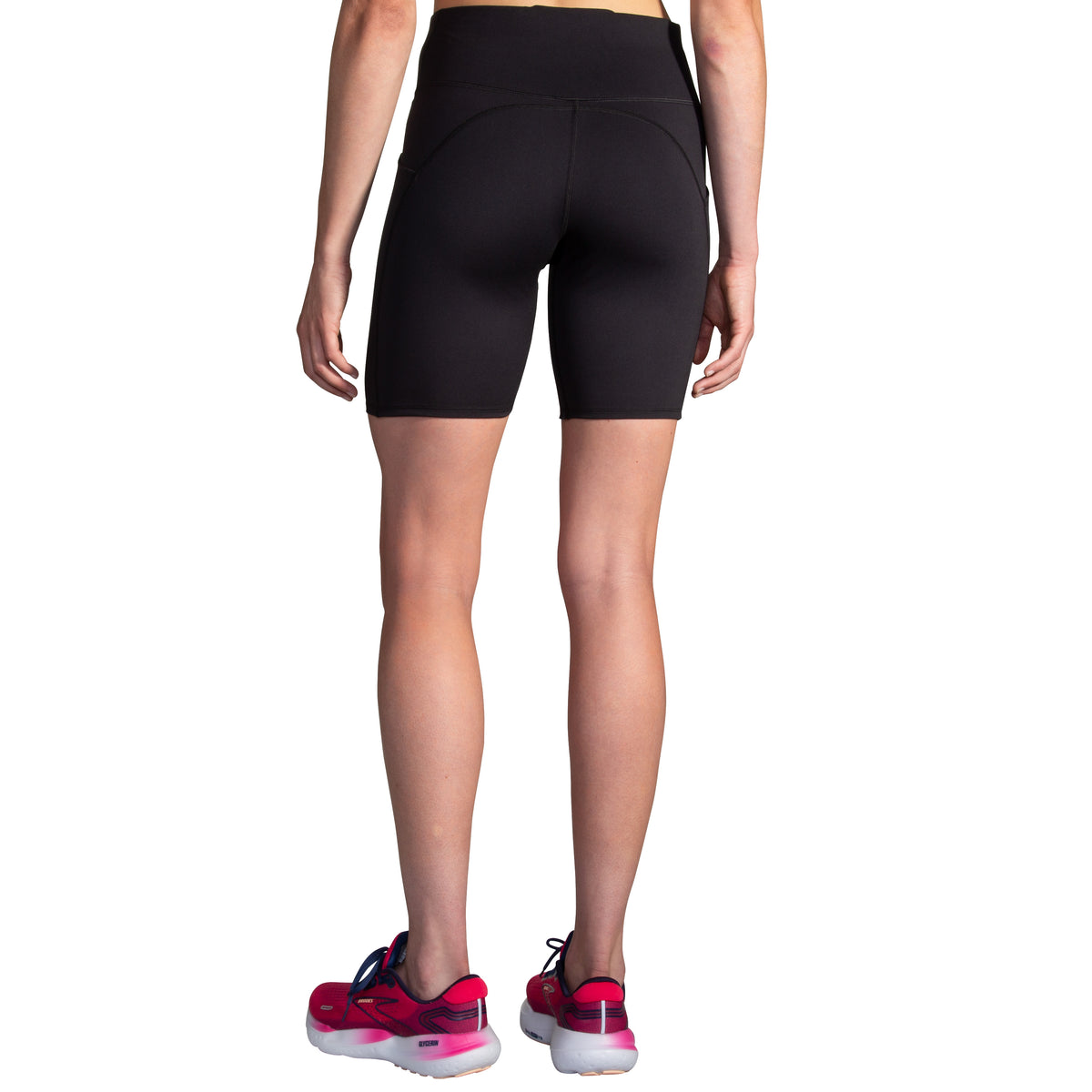 Women's Spark 8” Short Tights (001 - Black) — TC Running Co