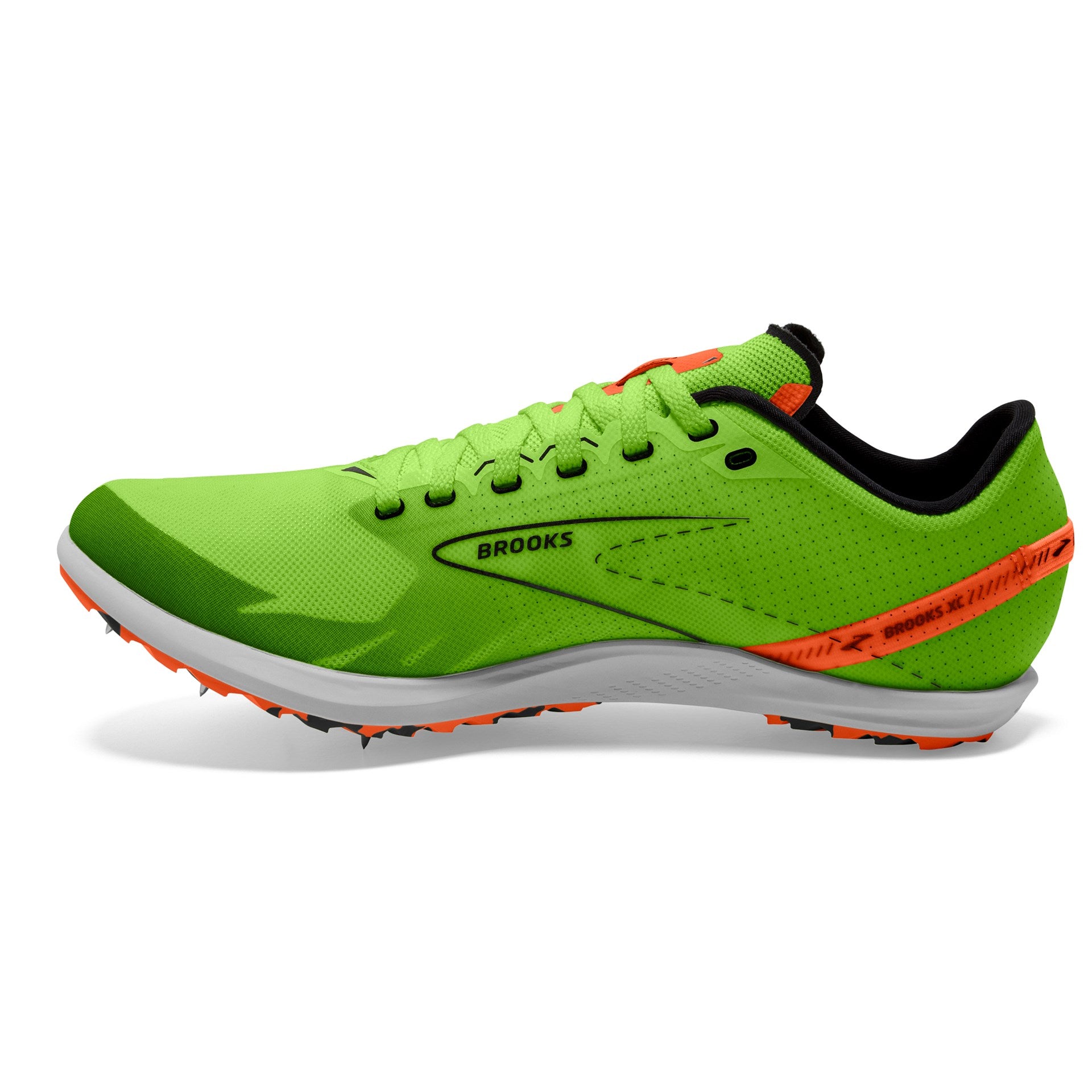 BROOKS DRAFT XC - 308 GECKO/RED ORANGE/WHITE