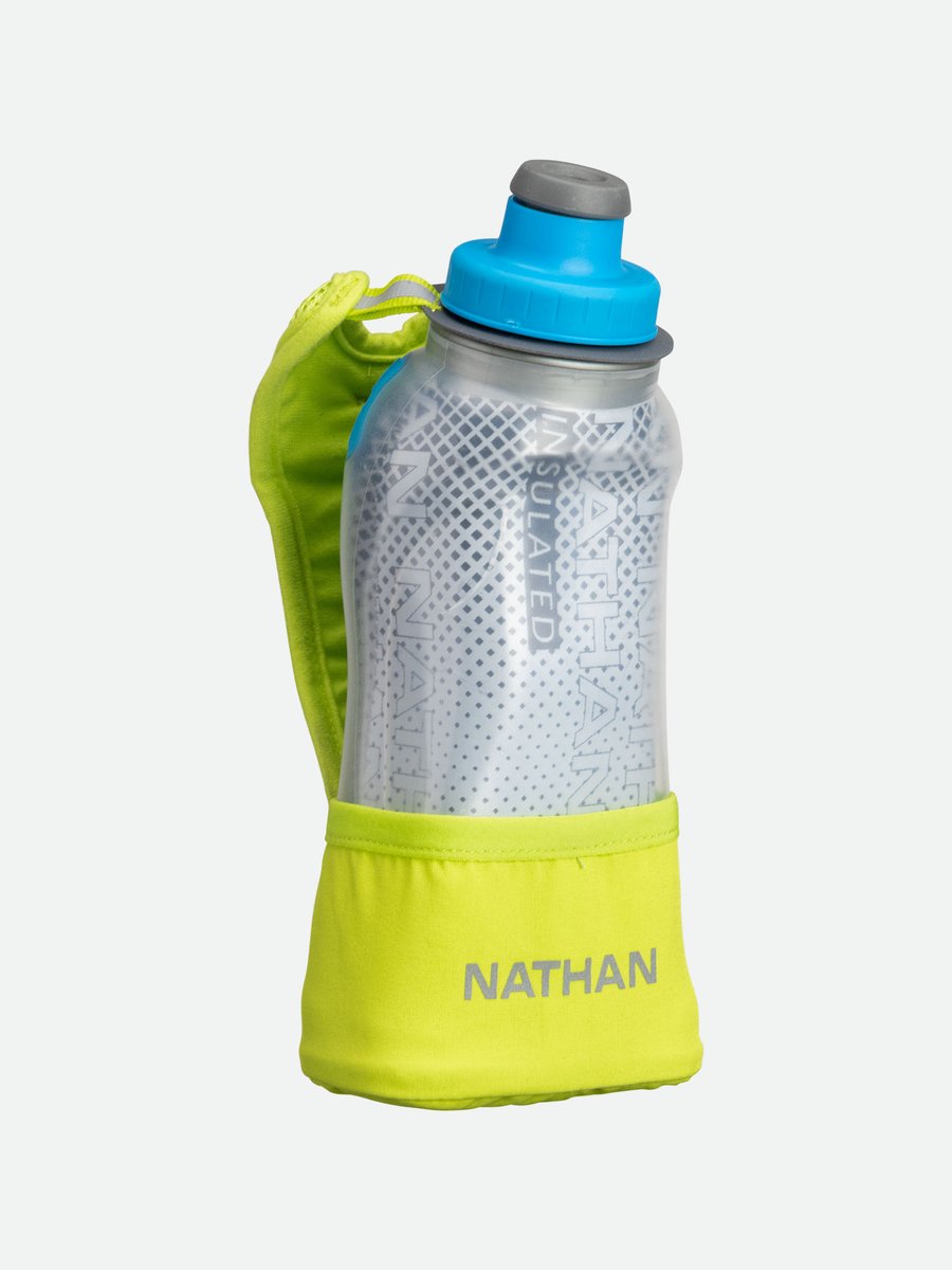 NATHAN Quick Squeeze Lite 12oz Insulated FINISH LIME/BLUE ME AWAY