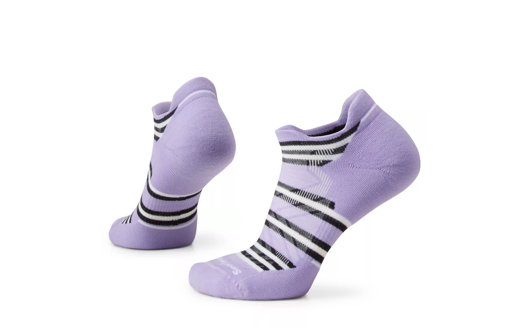 SMARTWOOL WOMEN'S RUN TARGETED CUSHION LOW ANKLE SOCK - CLEARANCE L46 ULTRA VIOLET