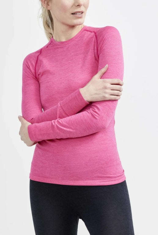 CRAFT WOMEN'S CORE DRY ACTIVE COMFORT LONG SLEEVE - FAME XS