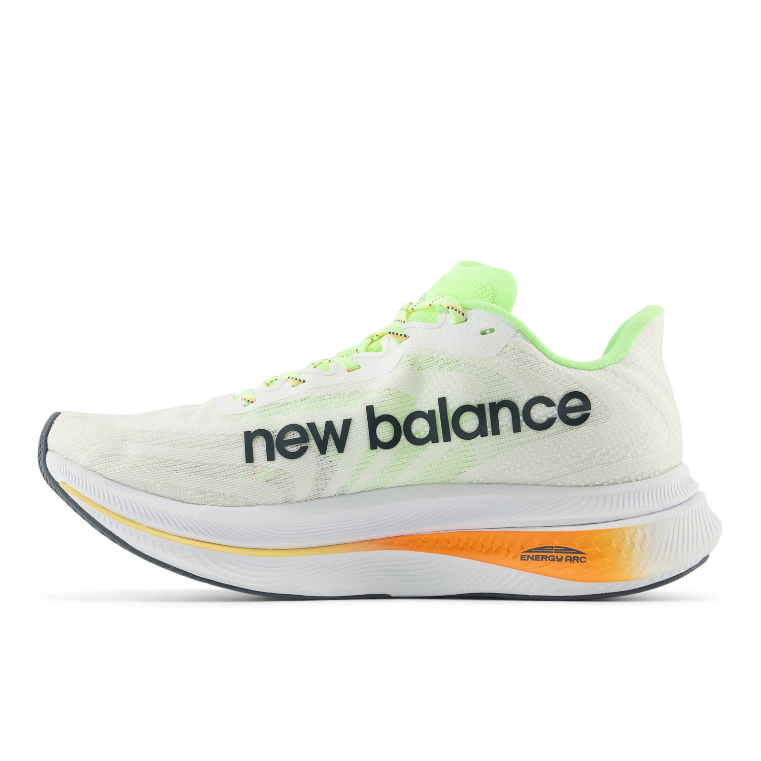 NEW BALANCE MEN'S FUELCELL SUPERCOMP TRAINER V2 - D - CA3 WHITE/BLEACHED LIME 
