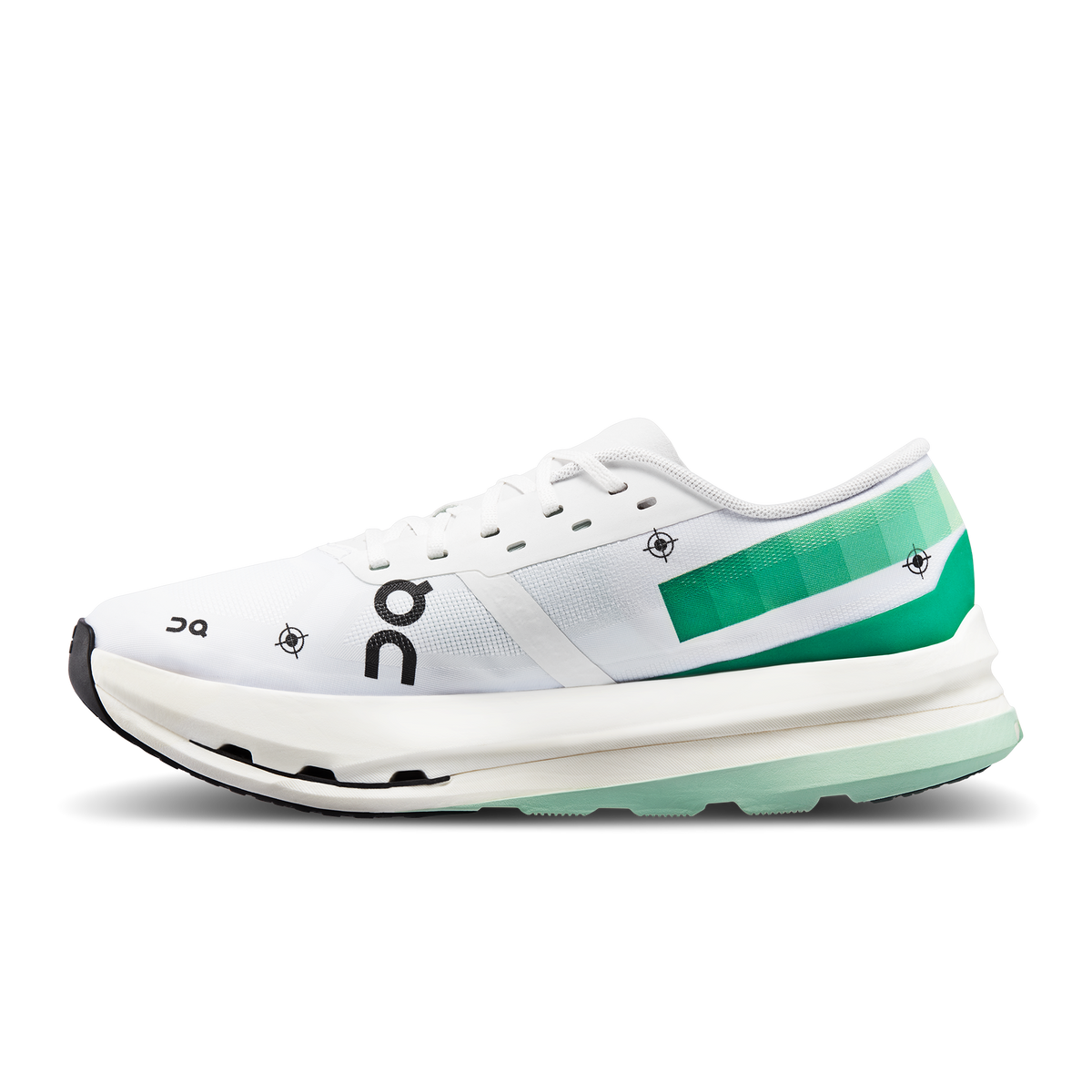 On Cloud boom echo3 ホワイト/グリーン WOMEN'S CLOUDBOOM ECHO 3 - B - UNDYED-WHITE | MINT | Performance