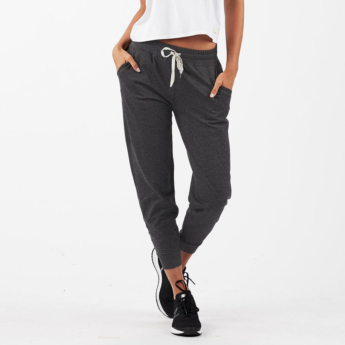 Mid-Rise Moto Performance Joggers for Women