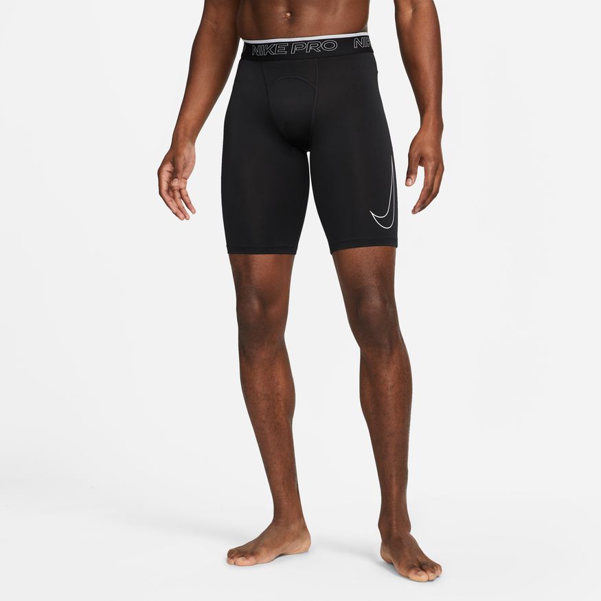 Nike Men's Pro Compression 3/4 Tights (Large) Black 
