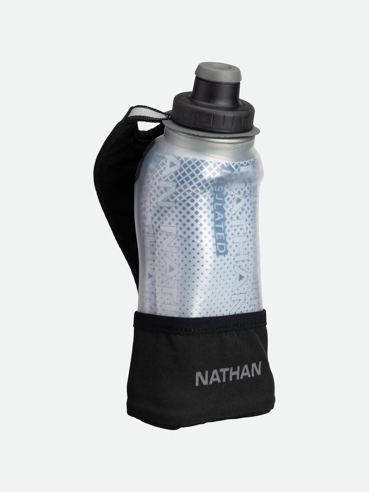 NATHAN Quick Squeeze Lite 12oz Insulated BLACK/MARINE BLUE