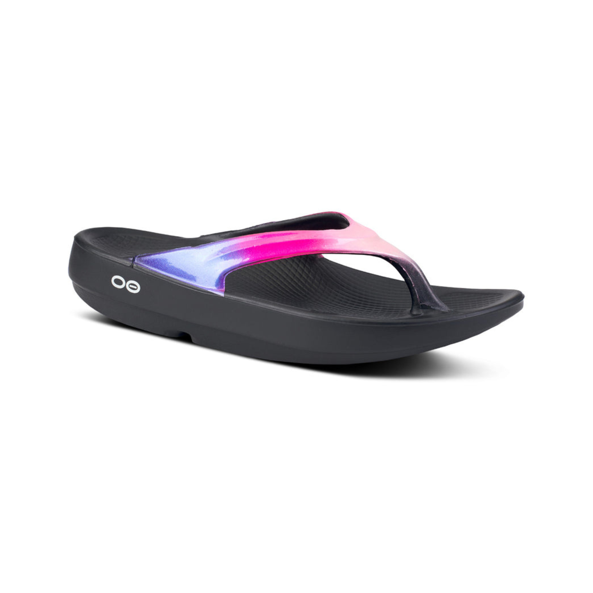OOFOS WOMENS OOLALA LUXE SANDAL EVENING TIDE