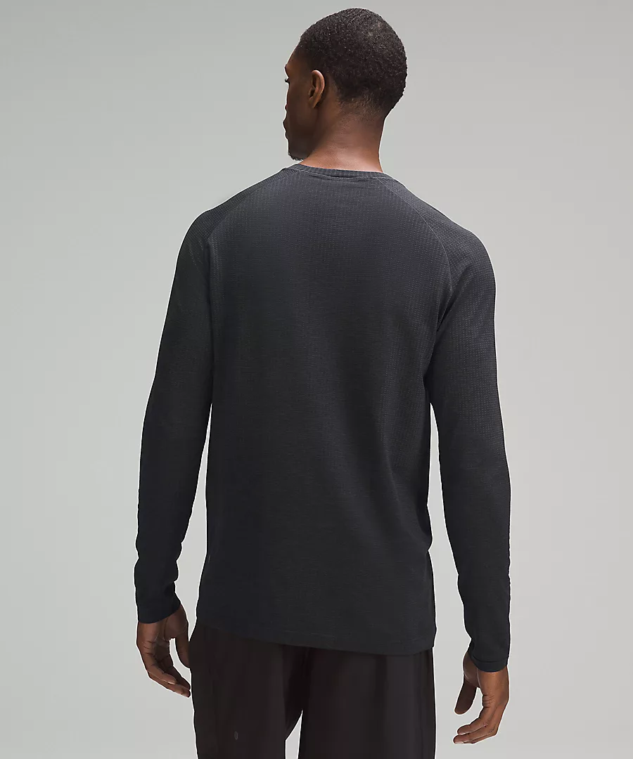 Black Swiftly 2.0 technical-mesh long-sleeved T-shirt