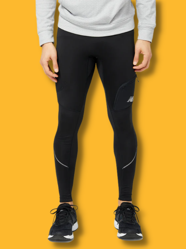 picture of a man in tights, click to shop men's bottoms.