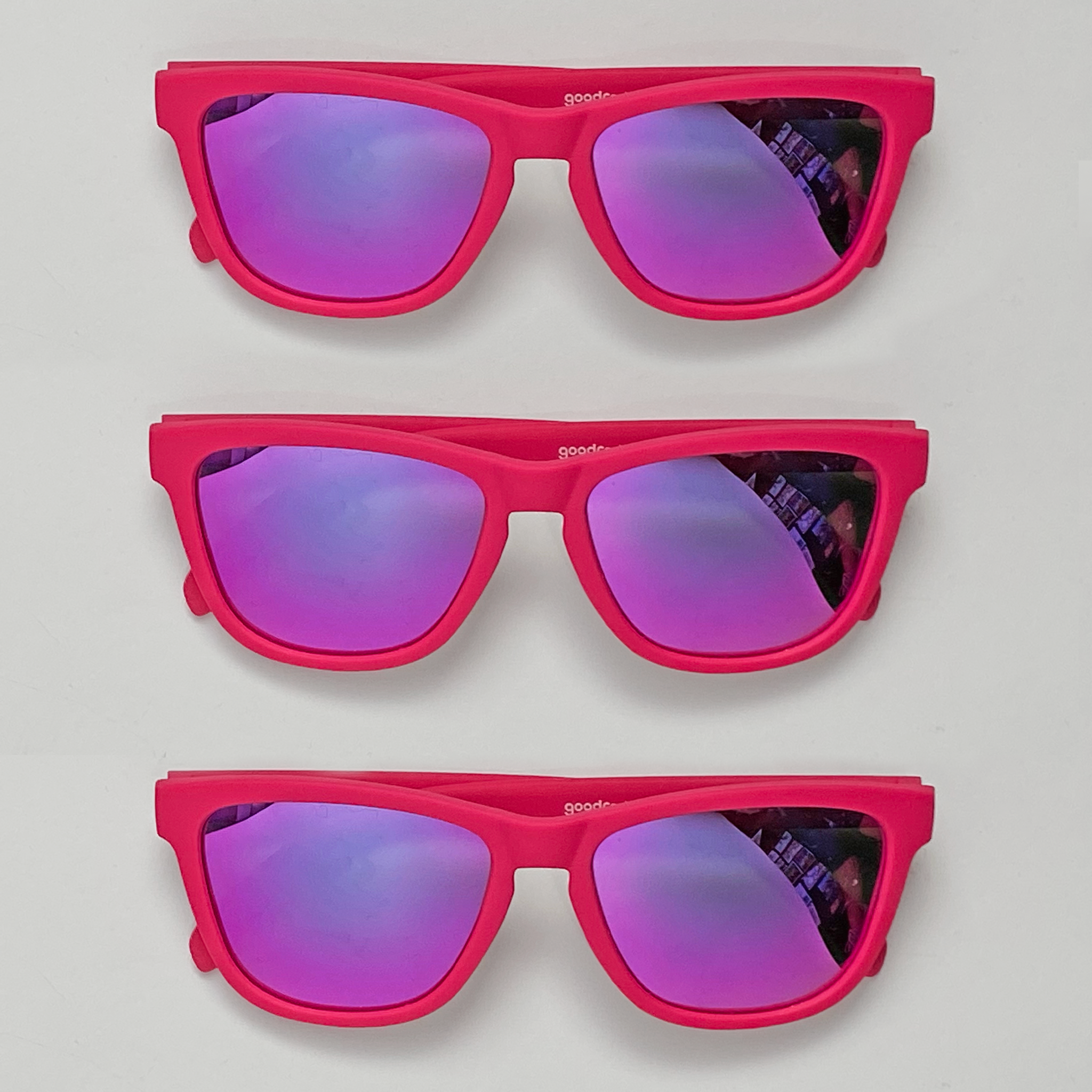 picture of pink sunglasses. click to shop sunglasses.